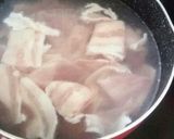 焼き梅干しと豚で！元気の出るスープ♪作り方4写真