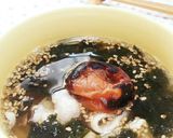 焼き梅干しと豚で！元気の出るスープ♪作り方6写真