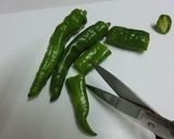 ⑥　万願寺トウガラシのさっと炒め　⑥作り方1写真