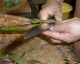 月山筍のみそ汁作り方1写真