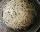 ベーコンと貝割れの冷製パスタ作り方4写真