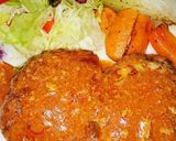 簡単！鶏ミンチの煮込みハンバーグ作り方7写真