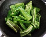 甘長唐辛子(しし唐・ピーマン)のおかか煮作り方1写真