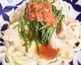 さっぱり♪豚しゃぶの梅肉うどん作り方3写真