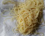 ベーコンと貝割れの冷製パスタ作り方5写真