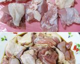 鶏の照り焼き梅バターポテトはさみ作り方1写真