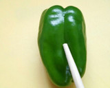 種の散らばらないピーマンパプリカの切り方作り方1写真