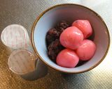 梅シソこぶ茶入りひんやり白玉ぜんざい♪作り方7写真