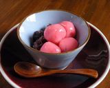 梅シソこぶ茶入りひんやり白玉ぜんざい♪作り方8写真
