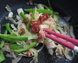 梅ナポリタン作り方6写真
