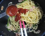 梅ナポリタン作り方8写真
