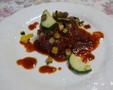 夏野菜のハンバーグトマト風味作り方18写真