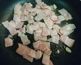 ほうれん草とベーコンパスタ作り方1写真
