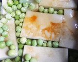 高野豆腐とえんどう豆の卵とじ作り方2写真