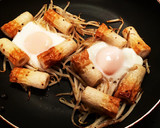 簡単！粉無し！もやしとちくわのお好み焼き作り方3写真