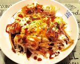 簡単!粉無し!もやしとちくわのお好み焼き作り方4写真