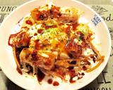 簡単！粉無し！もやしとちくわのお好み焼き作り方4写真