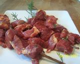 ローズマリーの枝を使ってBBQ!作り方1写真