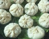 スキレットで♪蒸し焼きエビ餃子♪作り方12写真