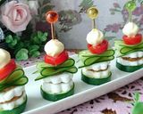 梅味噌はんぺんの夏野菜ピンチョス作り方4写真