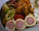 ウインナー巻いてみました♪作り方6写真