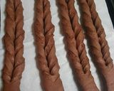低糖質＊小麦ふすまココア手綱パン作り方5写真