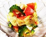 トマト苦瓜レタスのサラダ作り方2写真