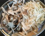 菌活~「色々キノコのなめたけ茶漬け」作り方2写真