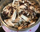 菌活~「色々キノコのなめたけ茶漬け」作り方3写真