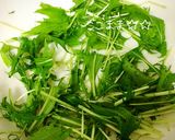 水菜とツナの簡単サラダ☆☆作り方1写真