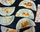 餃子皮おつまみ子供にも☆ハムチ枝豆コーン作り方6写真