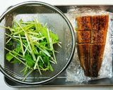 鰻と焼き麩の玉子とじ丼作り方2写真