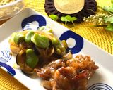 豚バラ肉とそら豆と野菜のテリ☆テリ☆焼き作り方10写真
