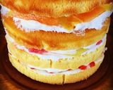 レゴ 誕生日ケーキ スポンジケーキ作り方12写真
