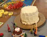 レゴ 誕生日ケーキ スポンジケーキ作り方13写真