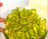 ゴーヤのさっぱり梅和え(大葉、鰹節入り)作り方3写真