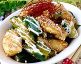 叩ききゅうり&甘辛チキンのおかずサラダ作り方9写真