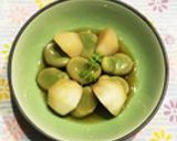 そら豆といりこの煮物作り方4写真