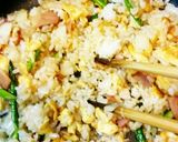 アスパラ・ベーコン・バター醤油炒飯作り方9写真