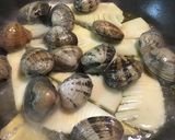 筍とあさりの和風パスタ。作り方4写真