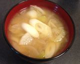 大根と玉ねぎのお味噌汁作り方9写真
