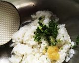 鉄板♡パクチーと塩レモンのおにぎり作り方4写真