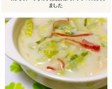 簡単♪キャベツとカニカマのミルクスープ作り方4写真