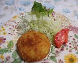 新ジャガイモで田舎風コロッケ作り方11写真