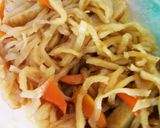 朝食に☆切り干し大根チーズのせトースト作り方1写真