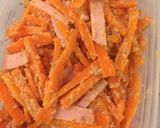 常備菜☆にんじんとハムの胡麻和えサラダ作り方4写真