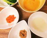 納豆と野菜の卵焼き 離乳食後期〜作り方1写真