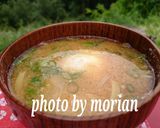 コレ飲みたい❤ポーチドエッグのお味噌汁作り方5写真