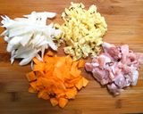 簡単うま味！鶏とごぼうの炊き込みご飯作り方1写真