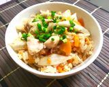 簡単うま味！鶏とごぼうの炊き込みご飯作り方4写真